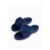 Womens Navy Popcorn Cupsole Slippers