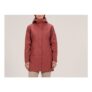Womens Omeara Long Waterproof Jacket – Red