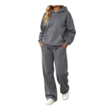 Womens Oversized Tracksuit 2-Piece Hoodie & Sweatpants