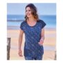 Womens Speckled Print Sports Top