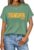 Womens T Shirt Summer Tops Round Neck Short Sleeve Graphic T Shirts Ladies Casual Loose Cotton Tee Shirts Baggy Blouse