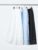 Womens Tiered Maxi Skirt in Black / White / Blue