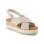 Womens Toms Diana Crossover Low Heel Open Toe Sandals in Natural