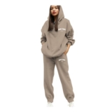 Womens Tracksuit 2-Piece Set: Hoodie and Joggers, plus Size