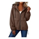 Womens Waterproof Windbreaker Jacket