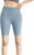 Womens Yoga Shorts, 6 High Waisted Cycling Shorts, Tummy Control Buttery Biker Leggings, Knee Length Butt Lifting Running Pants, Slim Fit Elastic Pants for Sports Workout Fitness Pilates Athletic