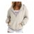 Womens Zip Hoodie with Pockets, Cozy Casual Sweatshirt