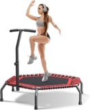 Wonlink 40/48 Rebounder Trampoline for Adults with Bungee Cords, Exercise Rebounder for Adults Indoor/Outdoor Workout, Max Load 450/550 LBS