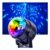 Wonsung RGB Disco Ball Lights Multi-Color LED Strobe