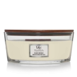 WoodWick Ellipse Scented Candle Island Coconut with Crackling Wick Burn Time: Up to 50 Hours