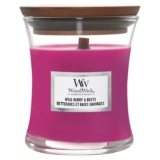 WoodWick Scented Candle with Crackling Wick Wild Berry & Beets Mini Hourglass Candle