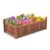 Wooden Garden Planter Flower Pot w/Drainage Holes Vegetables Container