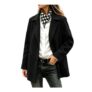 Wool Coat for Women Winter Lapel UK Lined Jacket