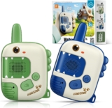 Wootoyz Walkie Talkie Kids, Toys for 3 4 5 6 Year Old Boys Gifts for Boy Age 4-6 Kids Walkie Talkie Garden Toy Dinosaur Toys for Boy Age 3-8 Outdoor Toy Kid Camping Accessories Walky Talky
