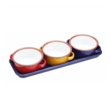 World of Flavours Enamel Dip Bowls Set