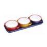 World of Flavours Enamel Dip Bowls Set