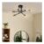Worley 6-Light 48cm Industrial Sputnik Semi Flush Mount