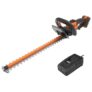 Worx WG264E Cordless Hedge Trimmer with Battery and Charger 20V 56cm