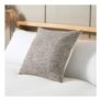 Woven Leopard Print Cushion, Grey