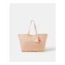 Woven Metallic Beach Bag