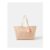 Woven Metallic Beach Bag