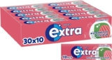 Wrigleys Extra Chewing Gum, Watermelon Flavour , 30 Packs of 10 Pieces, Sugar Free Chewing Gum with Xylitol (300 Pieces) (Prime Exclusive)