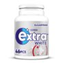 Wrigleys Extra White Chewing Gum, Peppermint Flavour, 46 pieces, Sugar Free Chewing Gum Bottle with Xylitol S&S £1.66