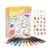 Wsicse Coloring Book Set with 12 Dual-Tip Markers, 60 Pages