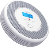 X-Sense Combination Smoke and Carbon Monoxide Alarm with English Voice Alerts, Smoke Alarm for Home with Replaceable Battery, XP0A-SR, 1-Pack