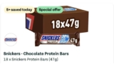 X18 Snickers Protein, 47g (BBE 27/08/26) Via App