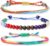 XIANNVXI 3 Pcs Women Handmade Healing Bracelets Set Stack,6mm Crystal Braided Rope Bracelets for Women Ladies Jewellery Set