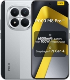 XIAOMI POCO M8 Pro Smartphone 5G 8256GB Silver 6500mAh(typ) Battery 6.83 CrystalRes 1.5K AMOLED Display, Snapdragon 7s Gen 4