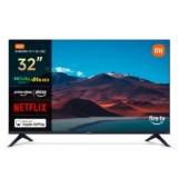XIAOMI TV F 32, 32 Inch (81 cm), HD, Smart TV, Fire TV, Dolby Audio, DTS Virtual:X S Alexa Voice Control, Works with Apple AirPlay
