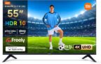 XIAOMI TV F 55, 55 Inch (140 cm), 4K UHD, Smart TV, Fire TV, HDR10, MEMC, 60Hz with 120Hz Game Boost Mode, Alexa Voice Control, 2GB32GB, Works with Apple AirPlay