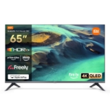 XIAOMI TV F Pro 65 Inch (165 cm), 4K UHD QLED, Smart TV, Fire TV, HDR10, 60Hz with 120Hz Game Boost Mode