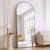 XRAMFY Full Length Mirror 165×71 cm,Arched Full Body Mirror with Stand Floor Length Mirrors Made of Tempered Glass Hanging or Leaning Against Wall for Bedroom, Entryway, Living Room, Black