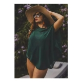 Xander Kostroma Forest Green Viscose Beach Coverup