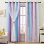 XiDi Blackout Curtains for Bedroom 52×84 In Light Block Eyelet Drape