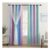 XiDi Kids Rainbow Blackout Curtains for Girls, 52in, 2 Panels