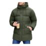 Xnova Quilted Padded Hooded Coat, Green