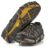 YAKTRAX WALK Ice & Snow Grips For Walking Shoes, Elastic Rubber Strap & 1.2mm Steel Coils, Provides Traction In Ice & Snow, Black