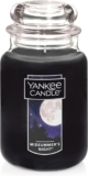 YANKEE Candle MidSummers Night Scented, Classic Large Single Wick Jar Candle, 22oz with Over 110 Hours of Burn Time, Ideal for Dinner Parties, Relaxing Saturdays, and Special Occasions