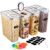 YASHE 4Pcs Plastic Food Storage Containers with Airtight Lids