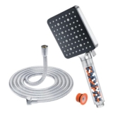 YEAUPE Shower Head & Hose, 1.6 M, Filter, 6 Modes