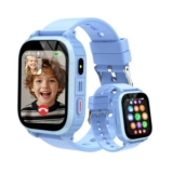 YEDASAH 4G Kids Smartwatch with GPS VideoCalling SOS IP68 Blue