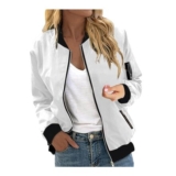 YGERGWE Lightweight Jackets for Women, Flight Jacket