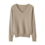 YGERGWE Womens Knitted Sweater Soft Long Sleeve Casual