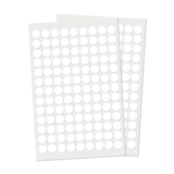YIKIADA White 13mm Dot Stickers, Self-Adhesive Vinyl, 1170 Pieces