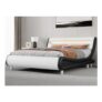 YITAHOME King Bed Frame with LED Lights Charging Station