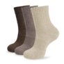 YORJOSOX Womens Thermal Winter Socks, 3 Pairs, UK 3-8, Multicolour